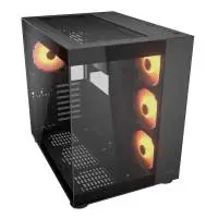 Кутия COUGAR FV150 RGB Mid-Tower ATX Case Black - CGR-5KA1B-RGB