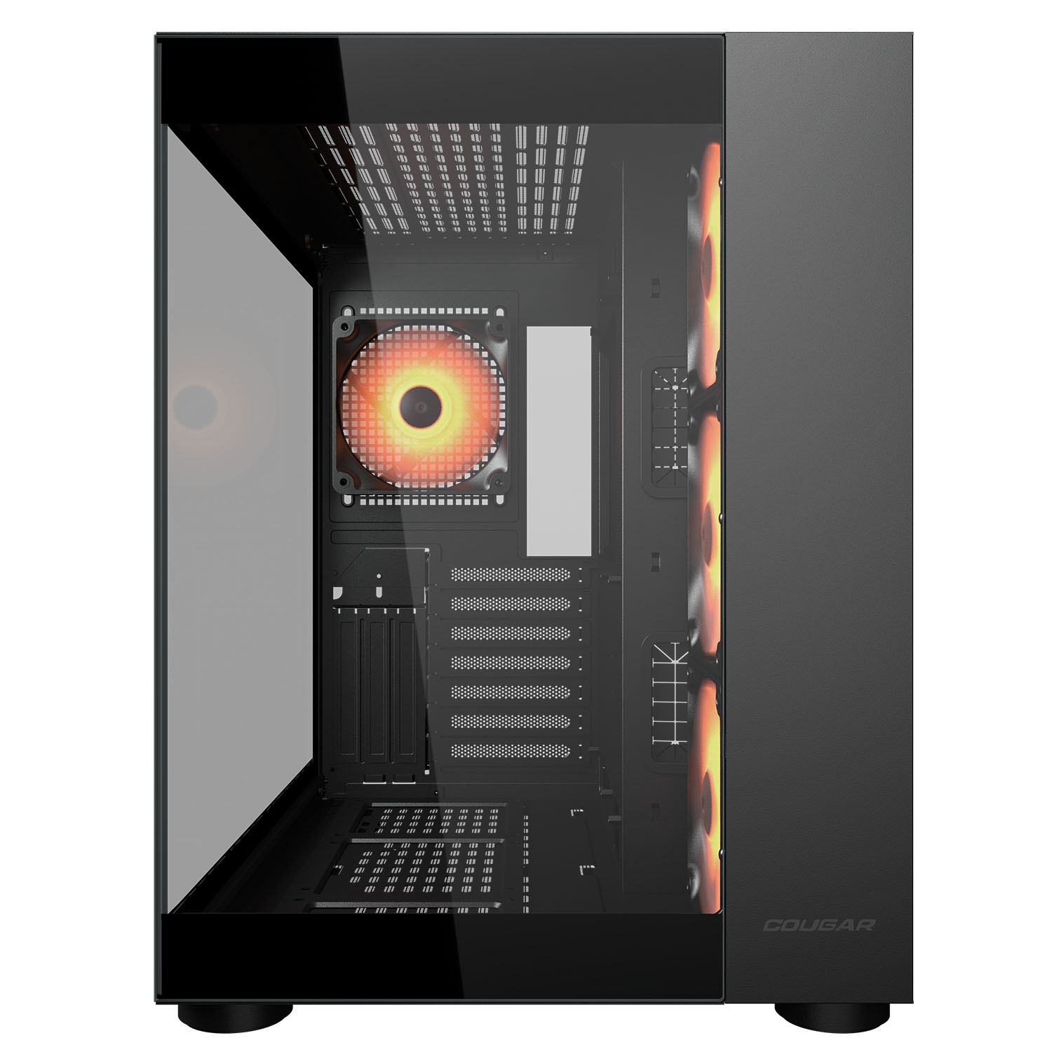 Кутия COUGAR FV150 RGB Mid-Tower ATX Case Black - CGR-5KA1B-RGB
