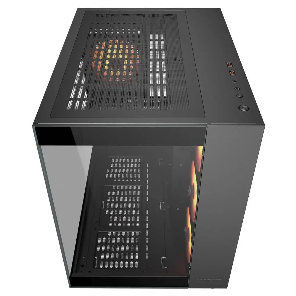 Кутия COUGAR FV150 RGB Mid-Tower ATX Case Black - CGR-5KA1B-RGB