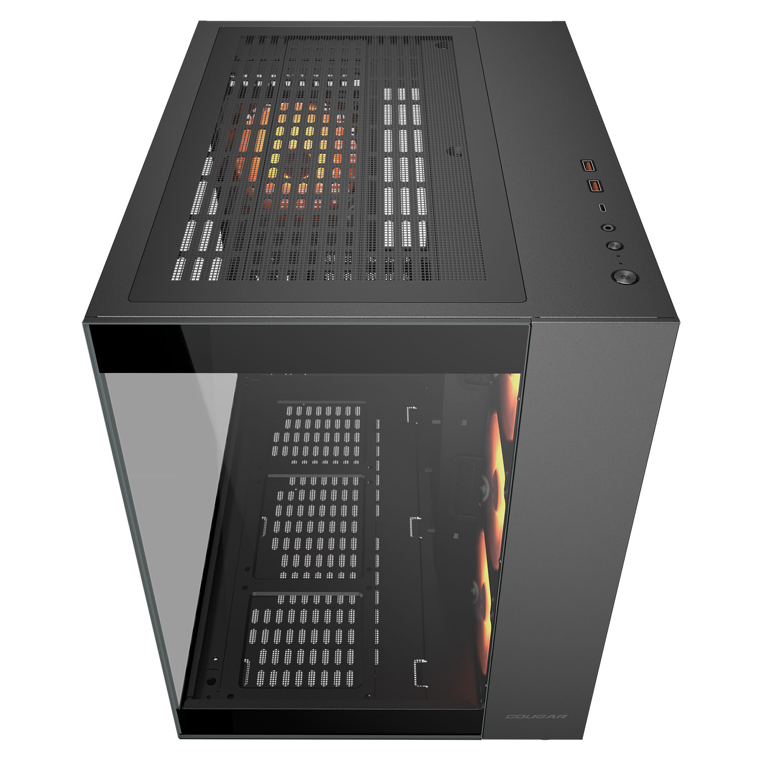 Кутия COUGAR FV150 RGB Mid-Tower ATX Case Black - CGR-5KA1B-RGB