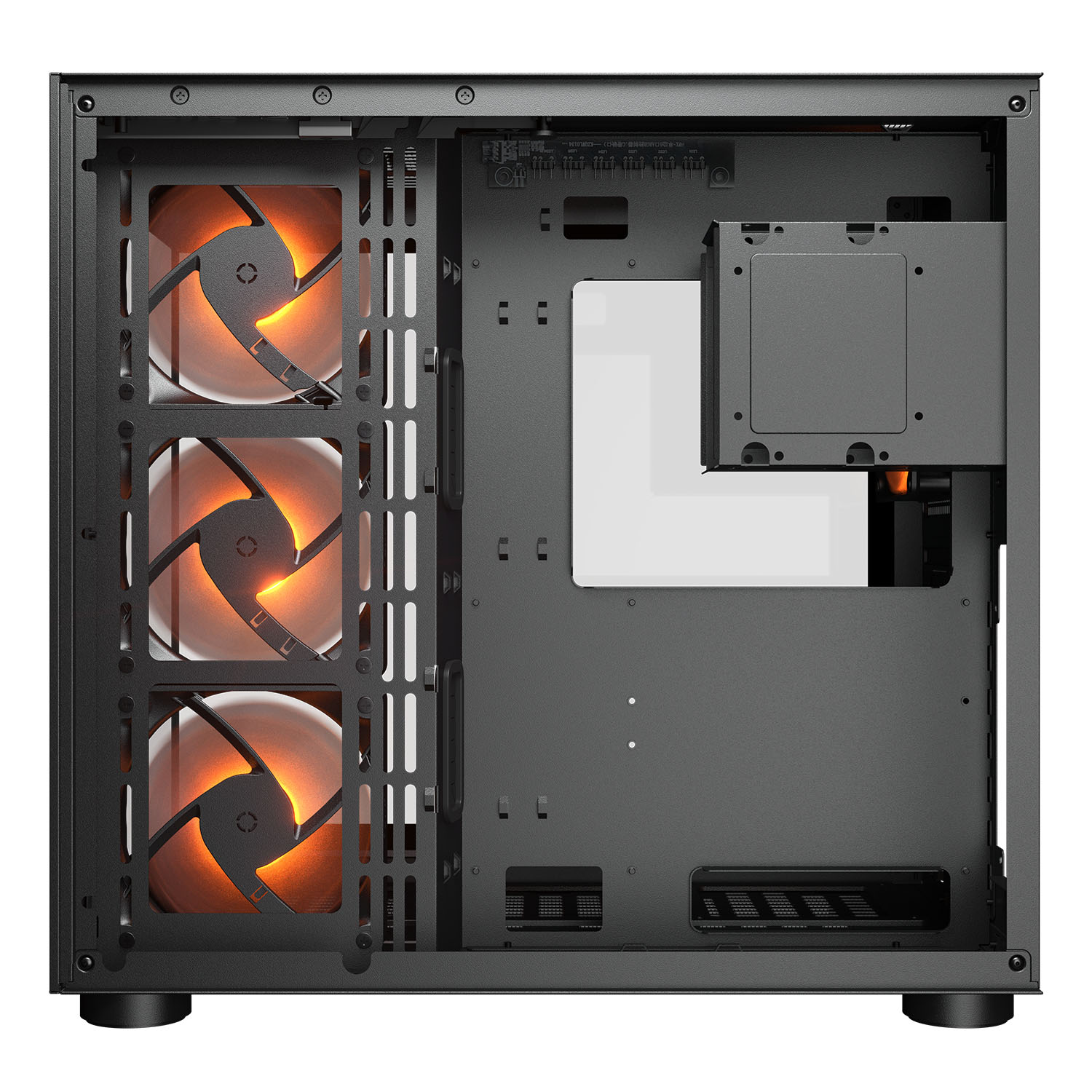 Кутия COUGAR FV150 RGB Mid-Tower ATX Case Black - CGR-5KA1B-RGB