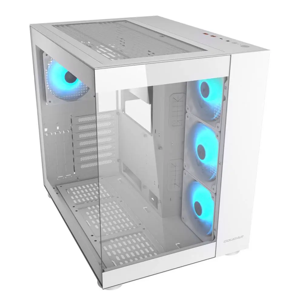 Кутия COUGAR FV150 RGB Mid-Tower ATX Case White - CGR-5KA1W-RGB