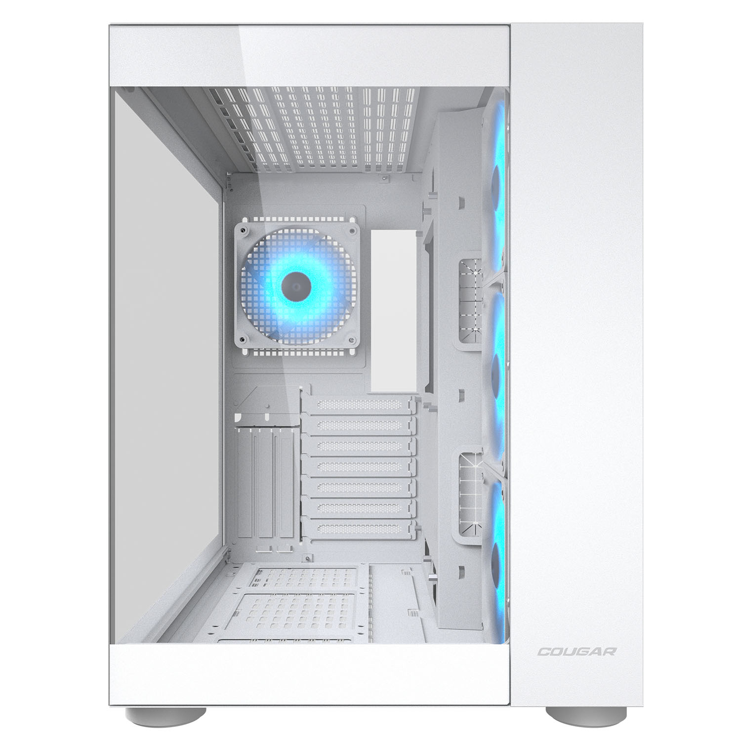 Кутия COUGAR FV150 RGB Mid-Tower ATX Case White - CGR-5KA1W-RGB