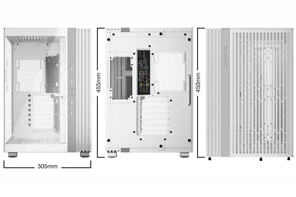 Кутия be quiet! LIGHT BASE 600 DX White ATX Case - BGW66