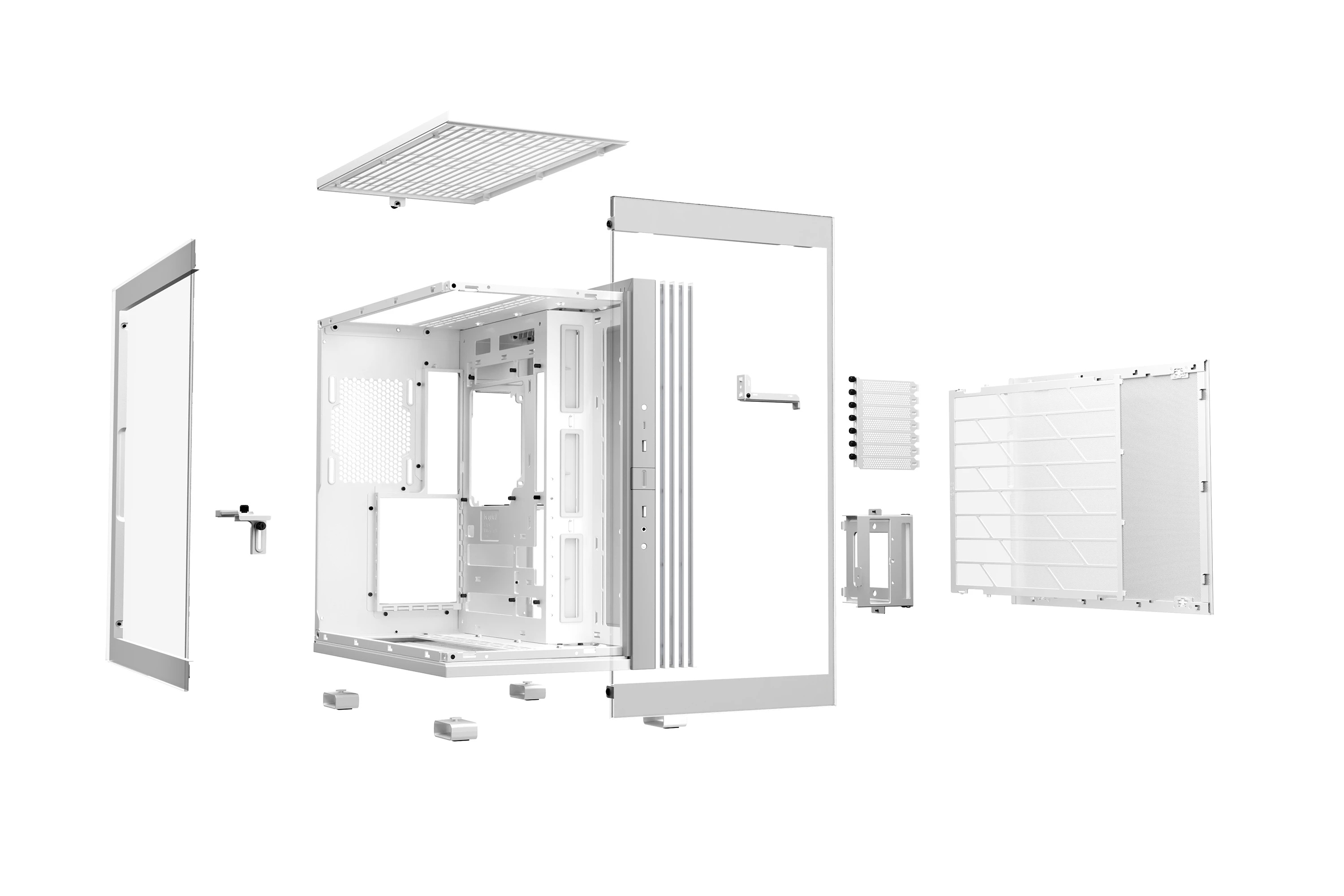 Кутия be quiet! LIGHT BASE 600 DX White ATX Case - BGW66