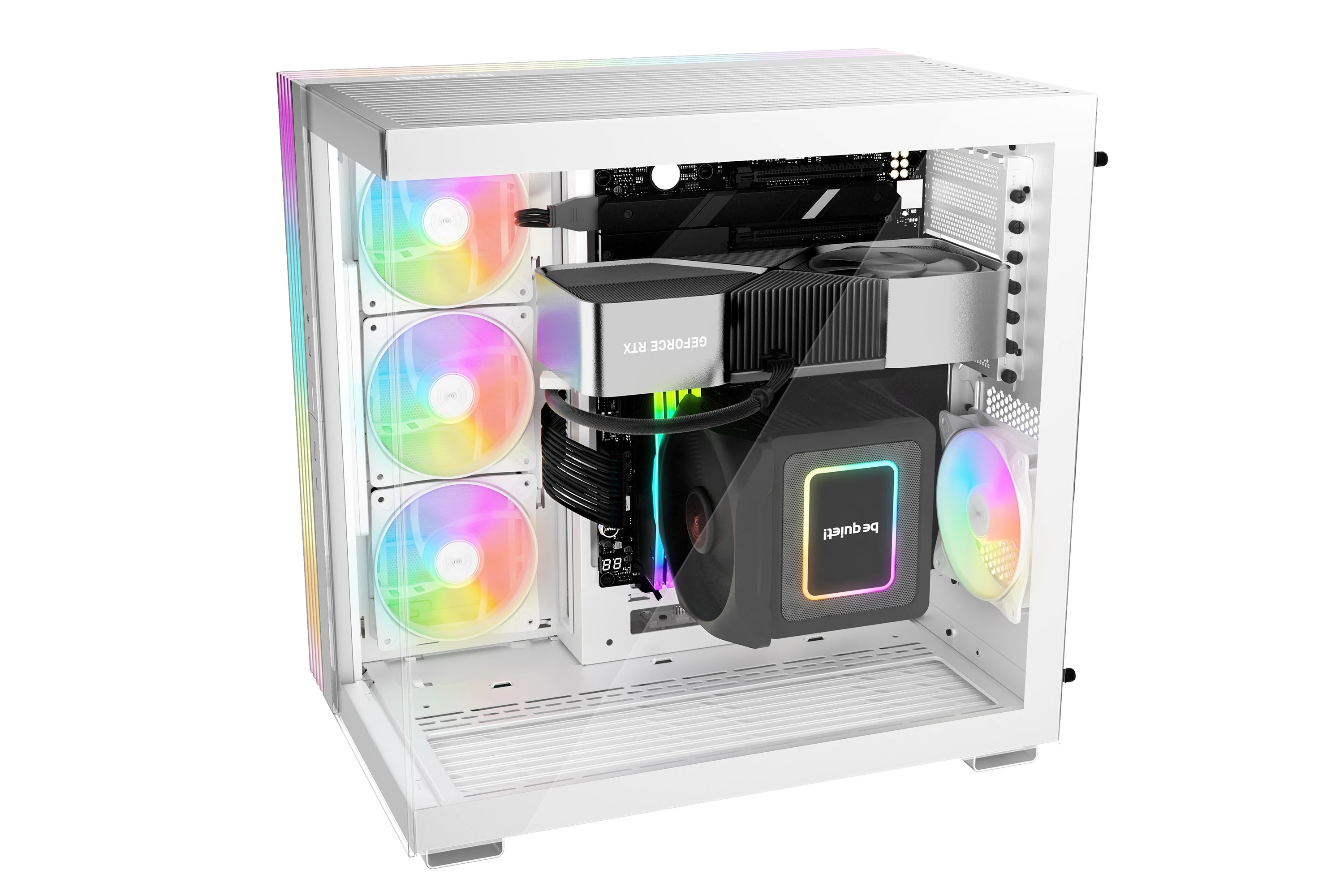 Кутия be quiet! LIGHT BASE 600 DX White ATX Case - BGW66