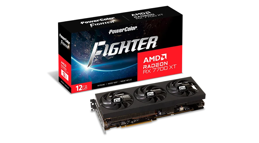 Видео карта PowerColor AMD Radeon Fighter RX 7800 XT 16GB GDDR6