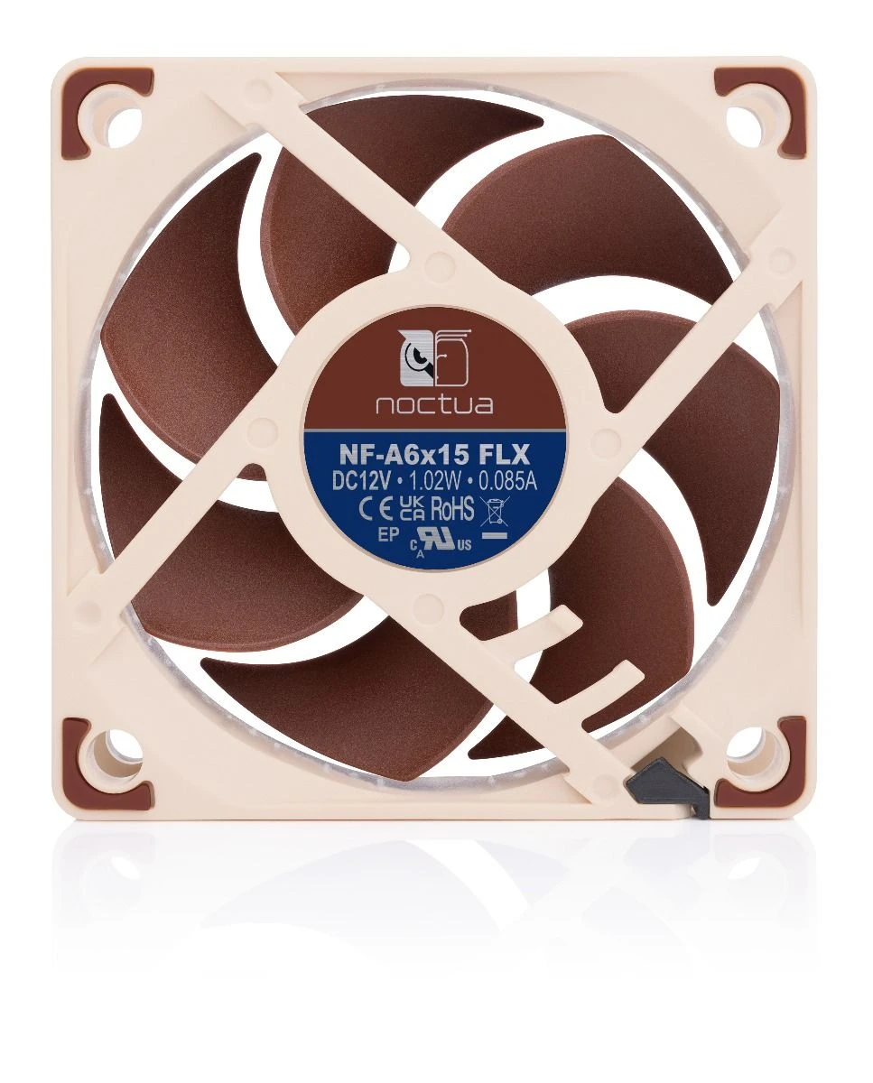 Вентилатор Noctua NF-A6x15-FLX Fan 60x60x15mm 3500/3050/2250rpm