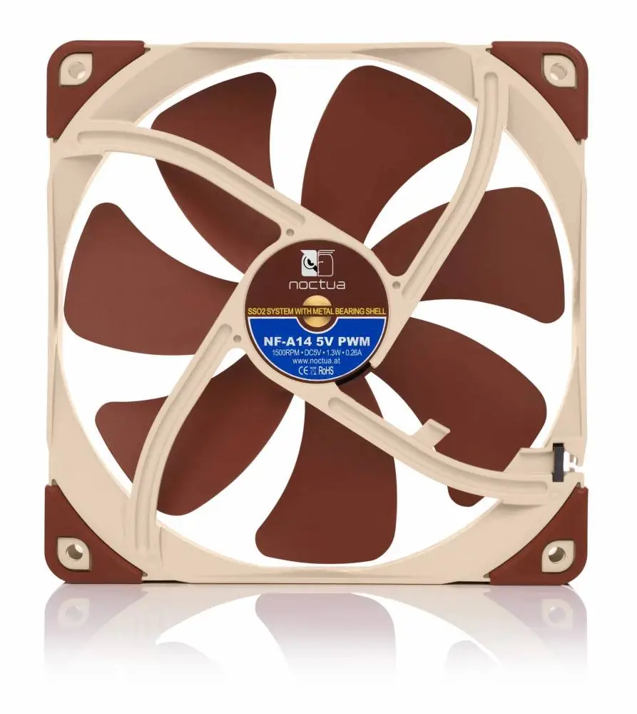 Вентилатор Noctua NF-A14 5V PWM Fan 140mm 5V, PWM, USB
