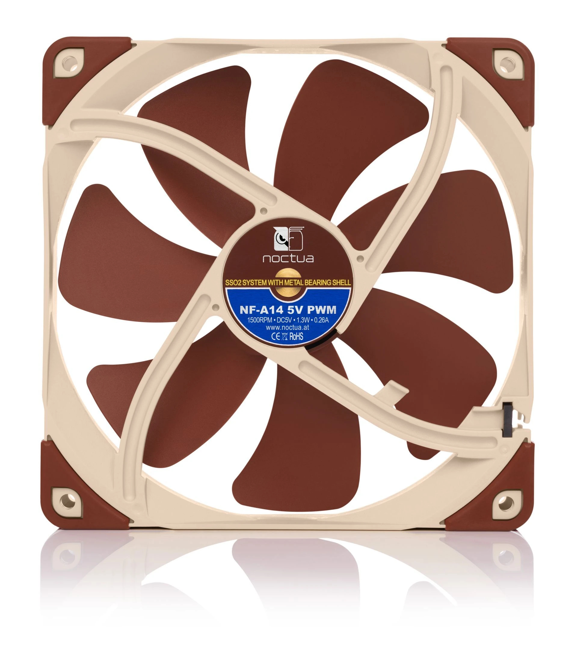  Вентилатор Noctua NF-A14 5V PWM Fan 140mm 5V, PWM, USB