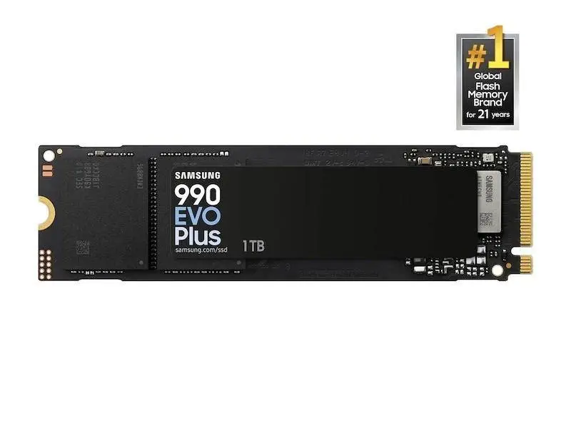 Диск SSD Samsung 990 EVO Plus 1TB M.2 2280 NVMe PCIe 4.0/5.0 - MZ-V9S1T0BW
