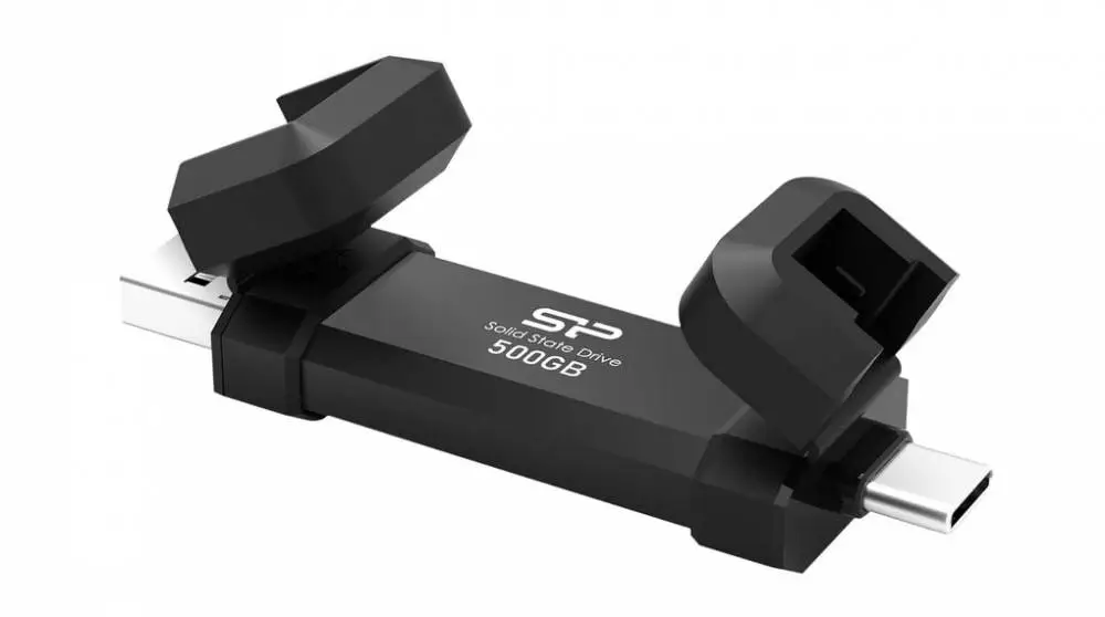 Външен диск Silicon Power DS72 SSD 500GB USB 3.1 - SP500GBUC3S72VPK