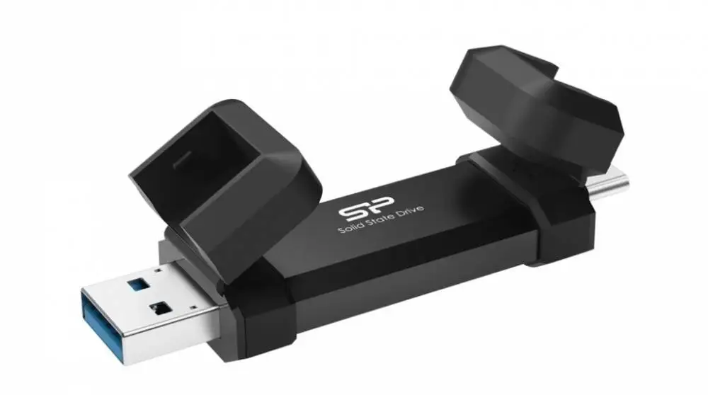 Външен диск Silicon Power DS72 SSD 500GB USB 3.1 - SP500GBUC3S72VPK