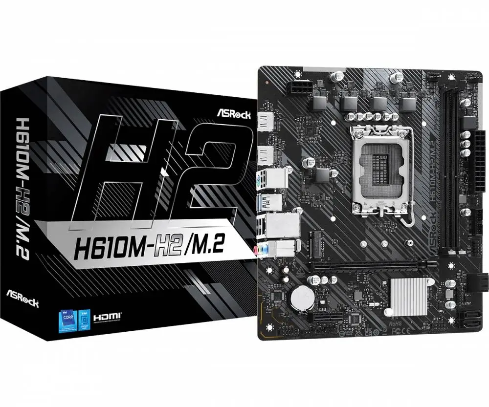 Дънна платка Asrock H610M-H2/M.2 DDR4 LGA1700