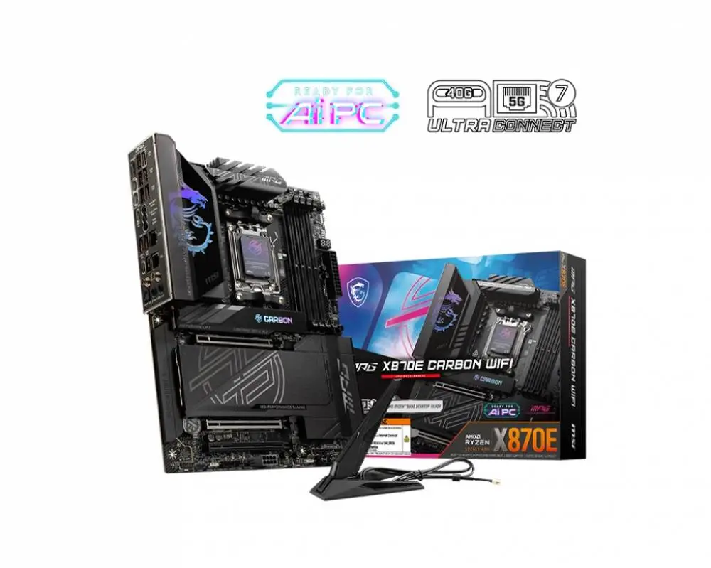 Дънна платка MSI MPG X870E CARBON WIFI AM5