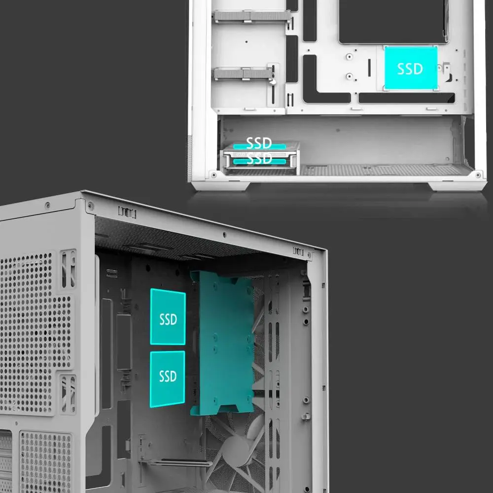 Корпус Zalman P30 AIR White Case mATX