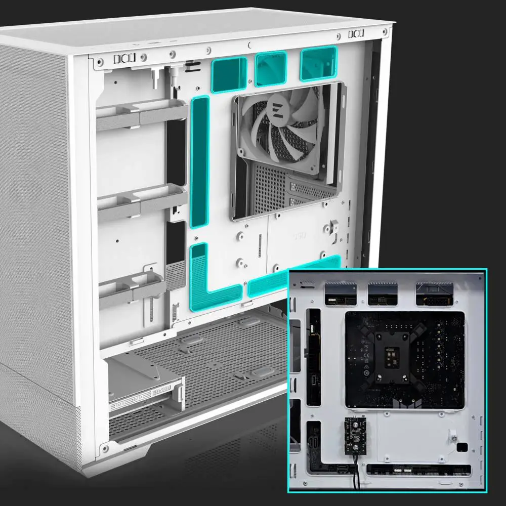 Корпус Zalman P30 AIR White Case mATX