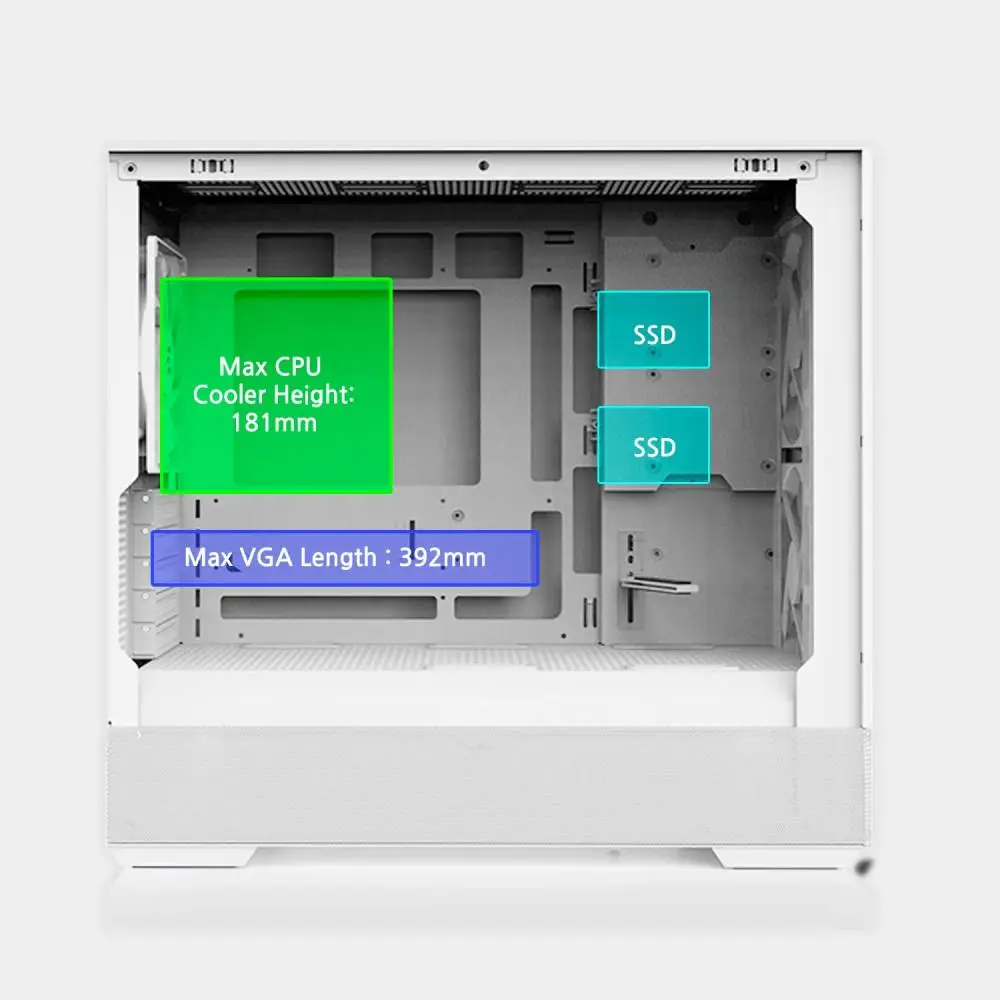 Корпус Zalman P30 AIR White Case mATX