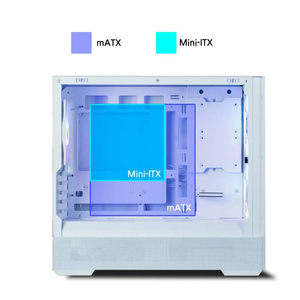Корпус Zalman P30 AIR White Case mATX