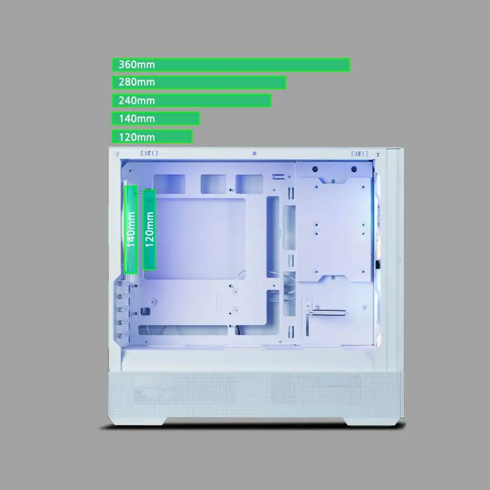 Корпус Zalman P30 AIR White Case mATX