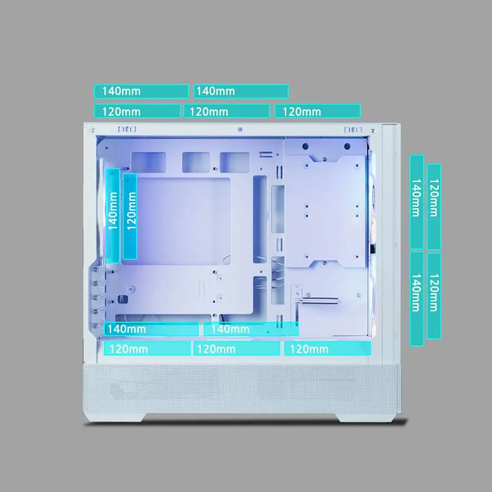 Корпус Zalman P30 AIR White Case mATX