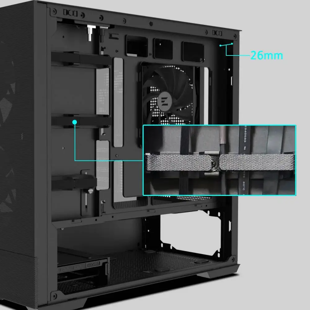 Кутия Zalman P30 AIR Black Case mATX