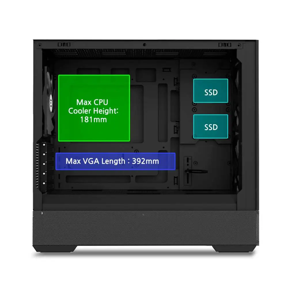 Кутия Zalman P30 AIR Black Case mATX