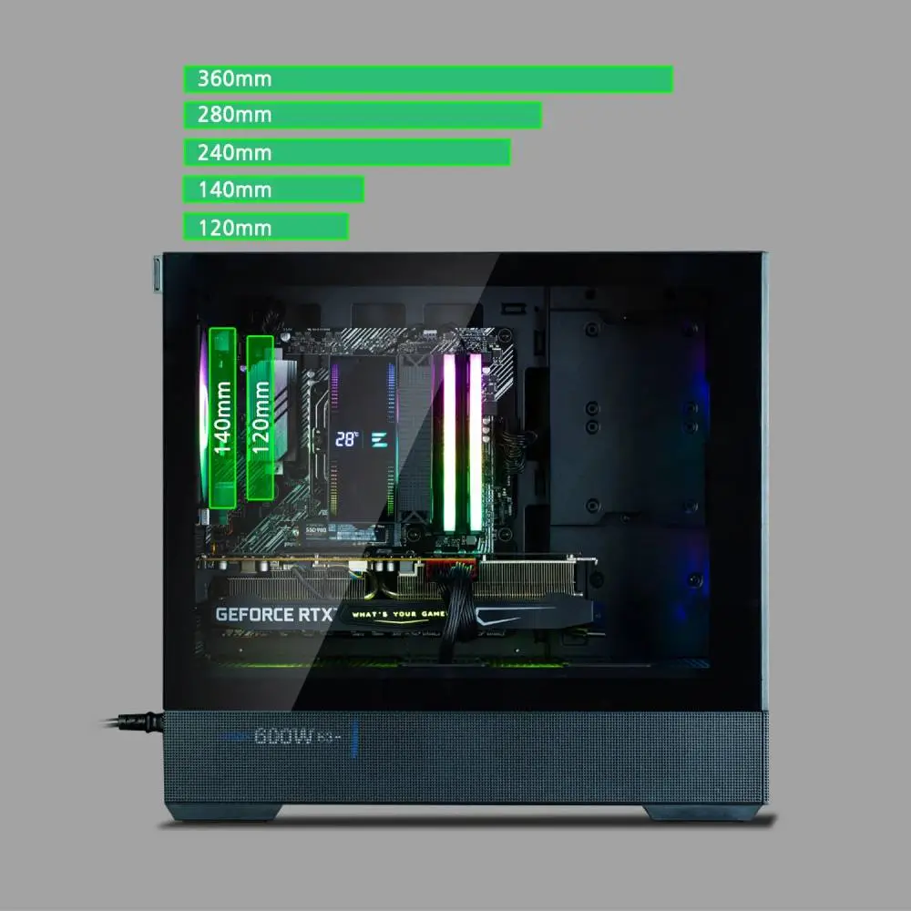 Кутия Zalman P30 AIR Black Case mATX