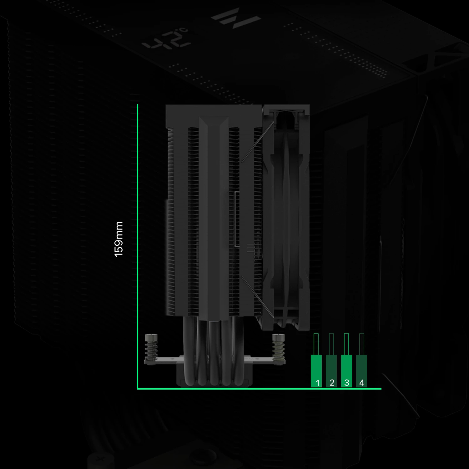 Охлаждане за процесор Zalman CNPS13X DS ARGB CPU Cooler 