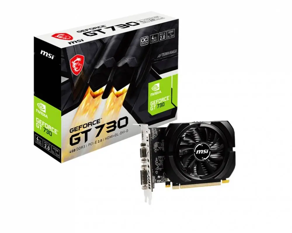 Видео карта MSI GeForce GT 730 N730K-4GD3/OCV1 - 912-V809-4403