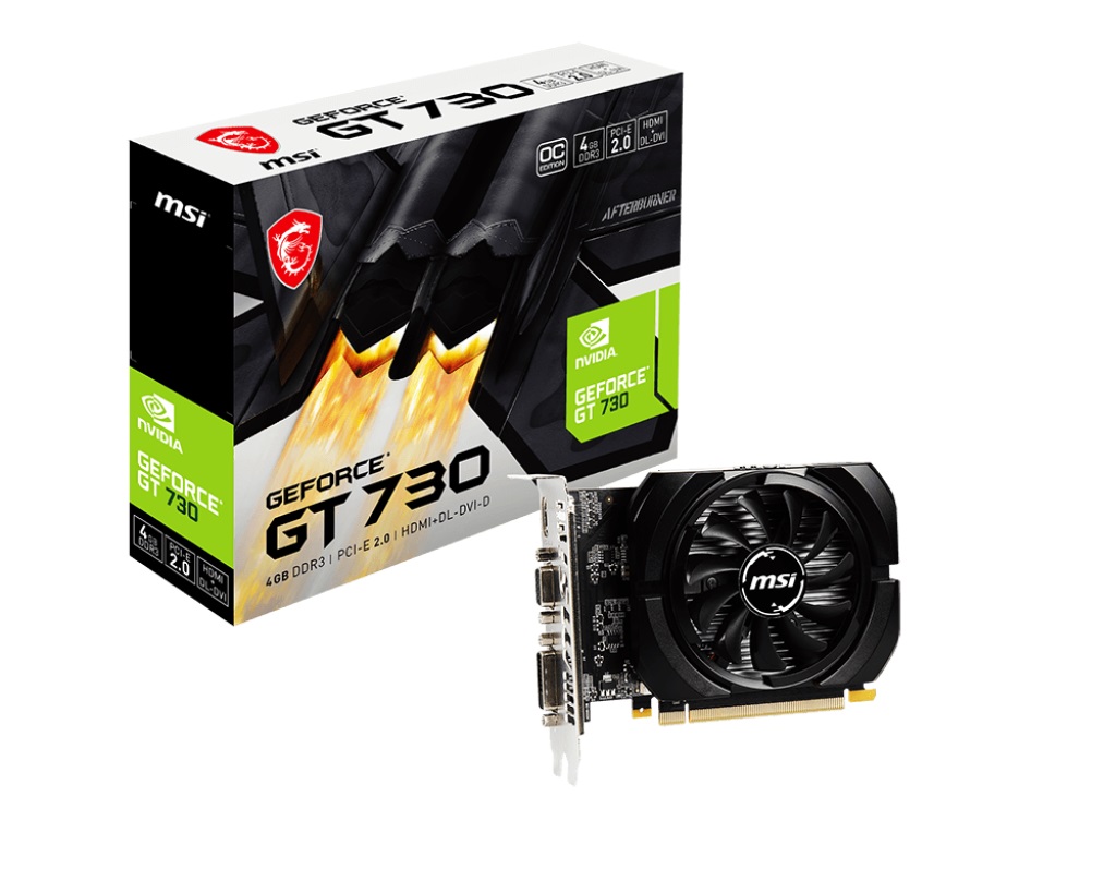 Видео карта MSI GeForce GT 730 N730K-4GD3/OCV1 - 912-V809-4403