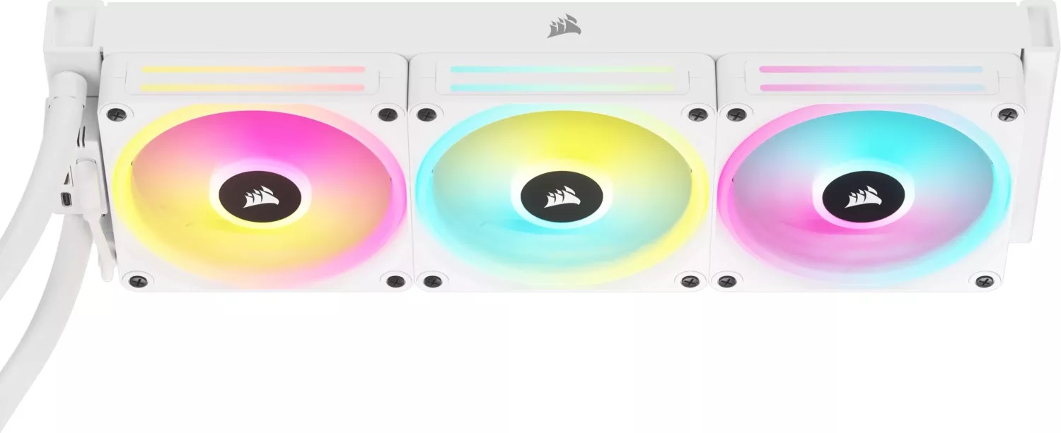 Водно охлаждане за процесор Corsair iCUE LINK H150i RGB AIO Liquid CPU Cooler White - CW-9061006-WW 