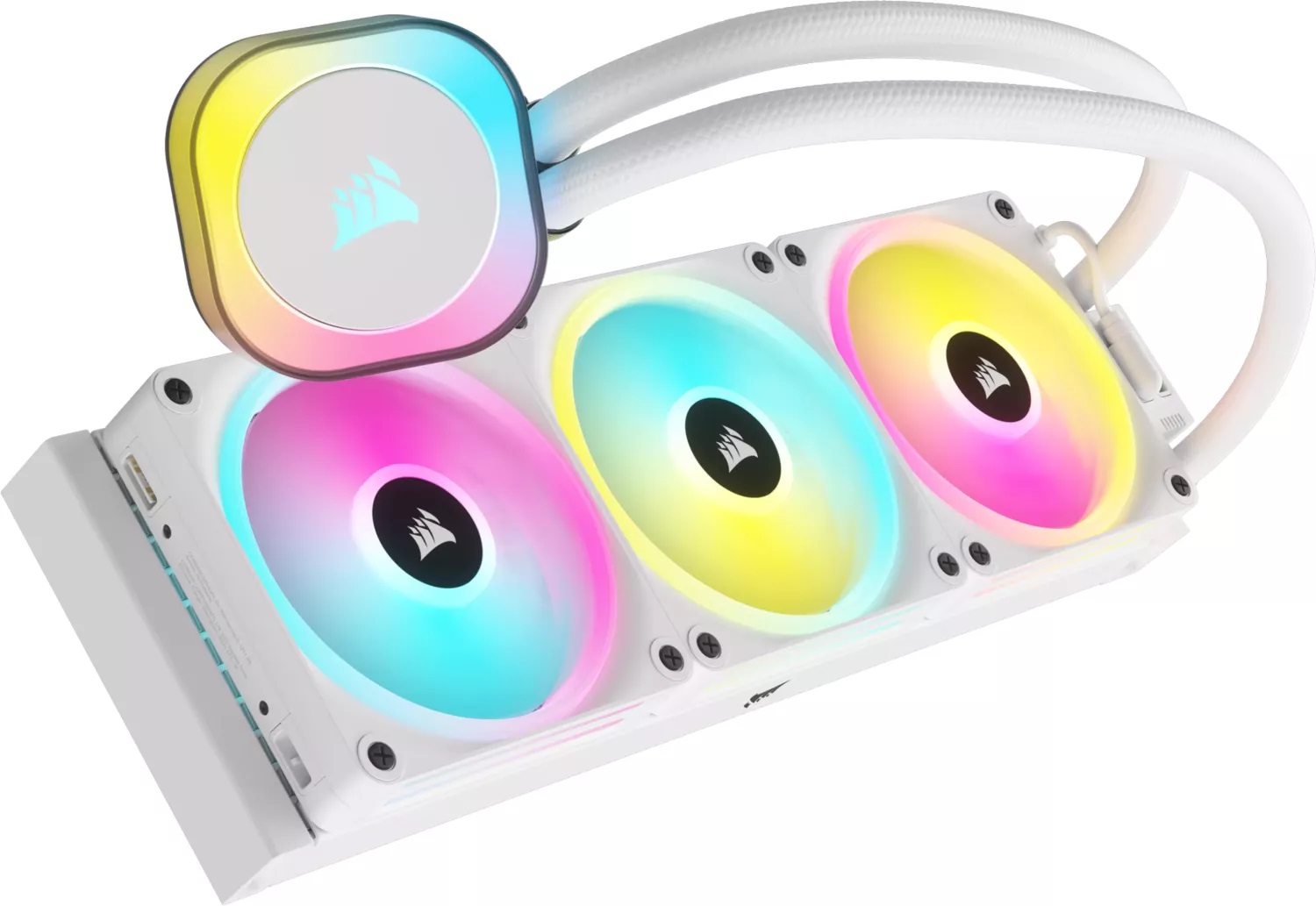 Водно охлаждане за процесор Corsair iCUE LINK H150i RGB AIO Liquid CPU Cooler White - CW-9061006-WW 