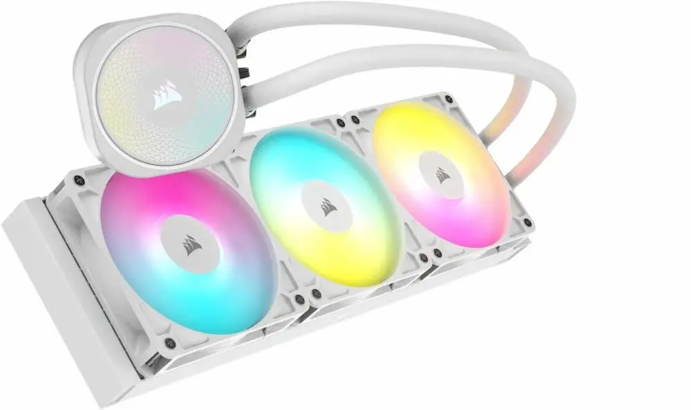 Водно охалждане за процесор Corsair NAUTILUS 360 RS ARGB Liquid CPU Cooler White - CW-9060095-WW