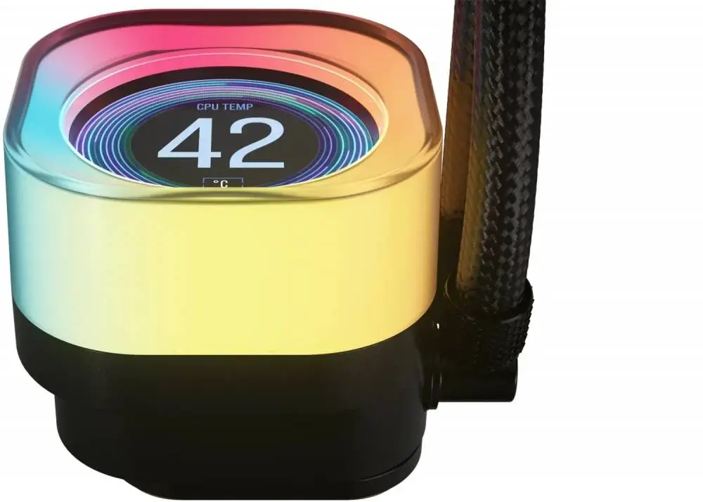 Водно охлаждане за процесор Corsair iCUE LINK TITAN 360 RX LCD Liquid CPU Cooler - CW-9061023-WW