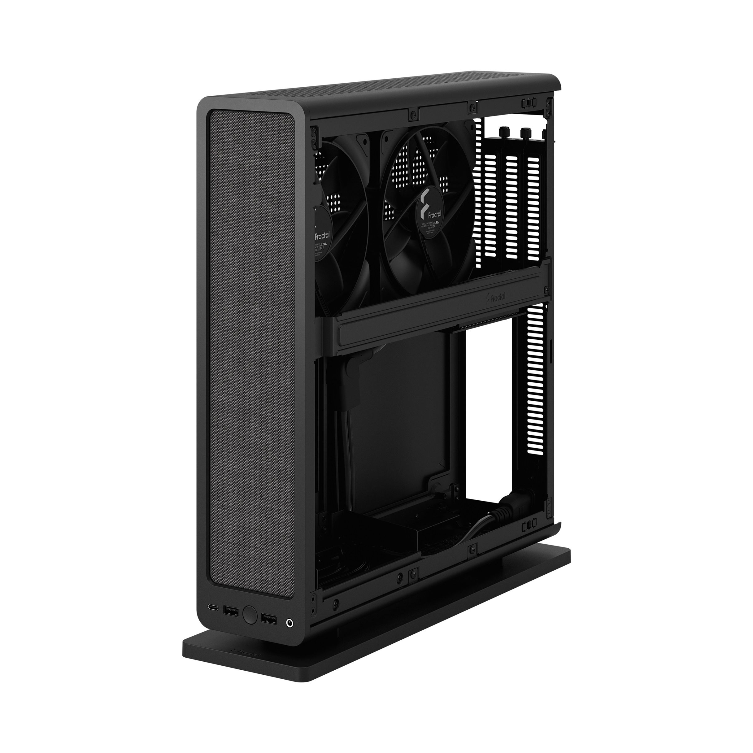 Кутия Fractal Ridge Black ITX PCIe 4.0 - FD-C-RID1N-11