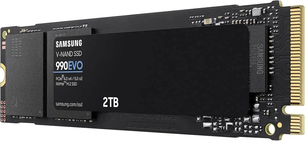 Диск SSD Samsung 990 EVO Plus 2TB M.2 2280 NVMe PCIe 4.0/5.0 - MZ-V9S2T0BW