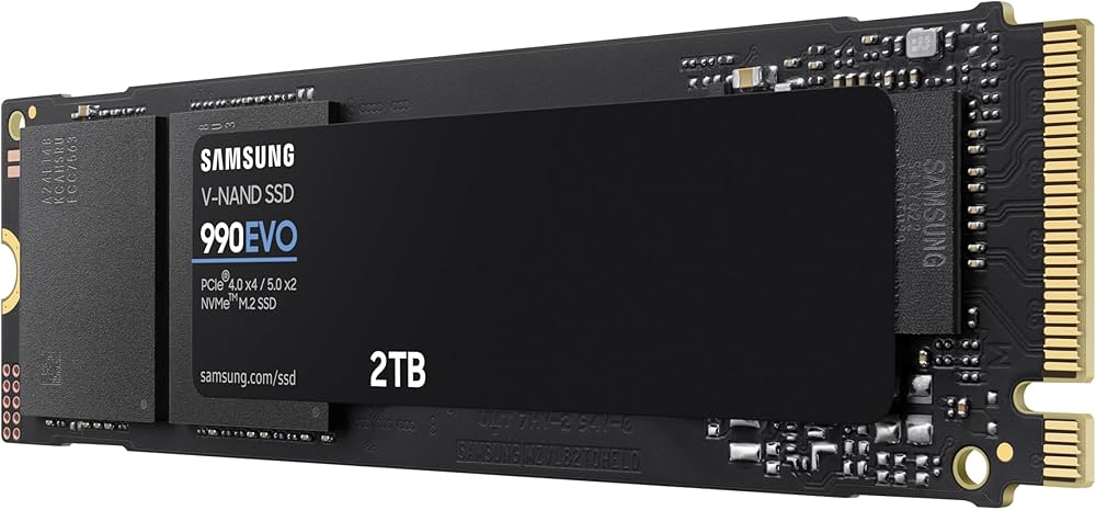 Диск SSD Samsung 990 EVO Plus 2TB M.2 2280 NVMe PCIe 4.0/5.0 - MZ-V9S2T0BW