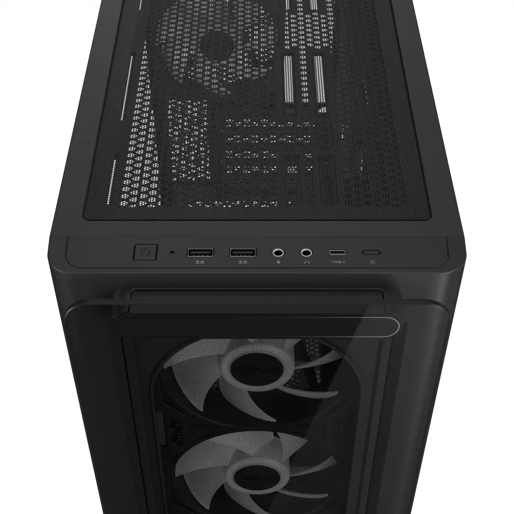 Кутия ASUS A23 PLUS TG Black - 90DC00K0-B19010