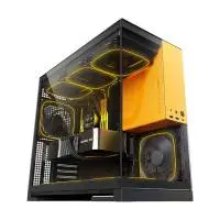Кутия Geometric Future Model 5 Black/Yellow Case EATX - 1AM5WKBY00100