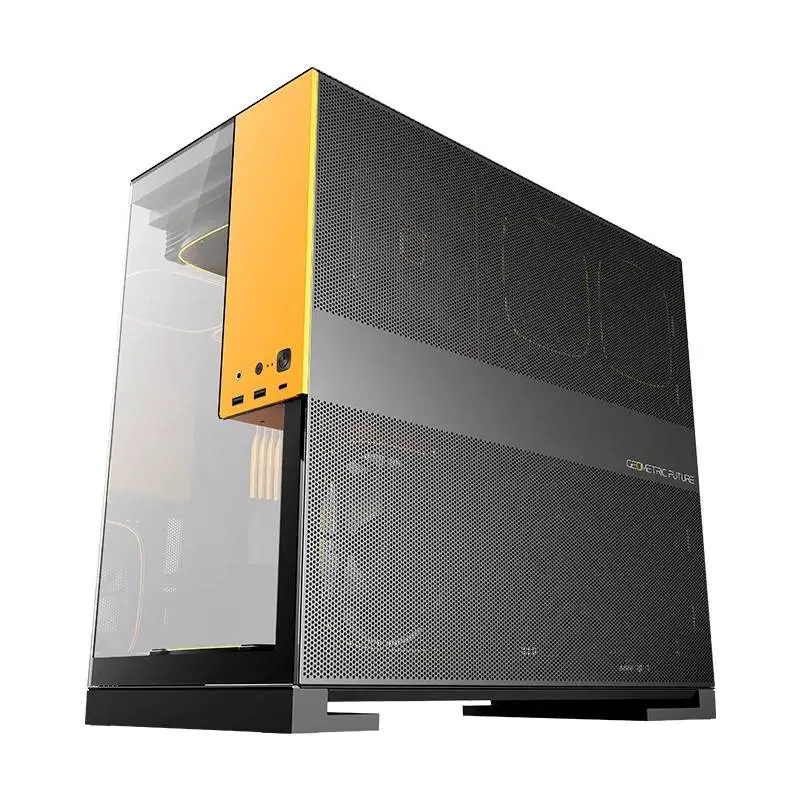 Θήκη Geometric Future Model 5 Black/Yellow Case EATX - 1AM5WKBY00100