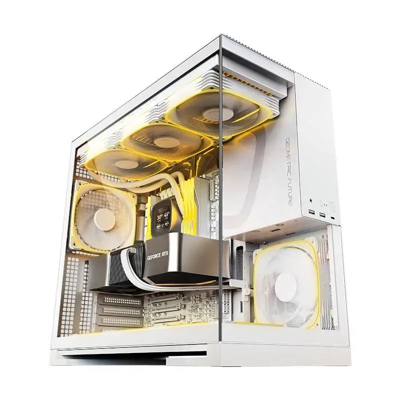 Кутия Geometric Future Model 5 White Case EATX - 1AM5WKWT00100
