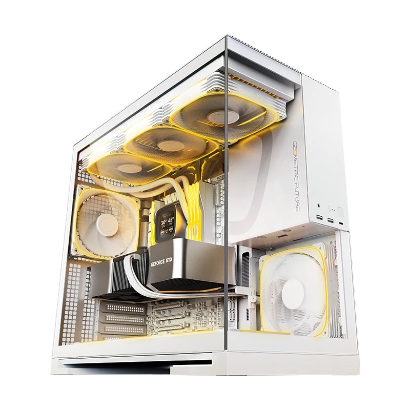 Boîtier Geometric Future Model 5 White Case EATX - 1AM5WKWT00100