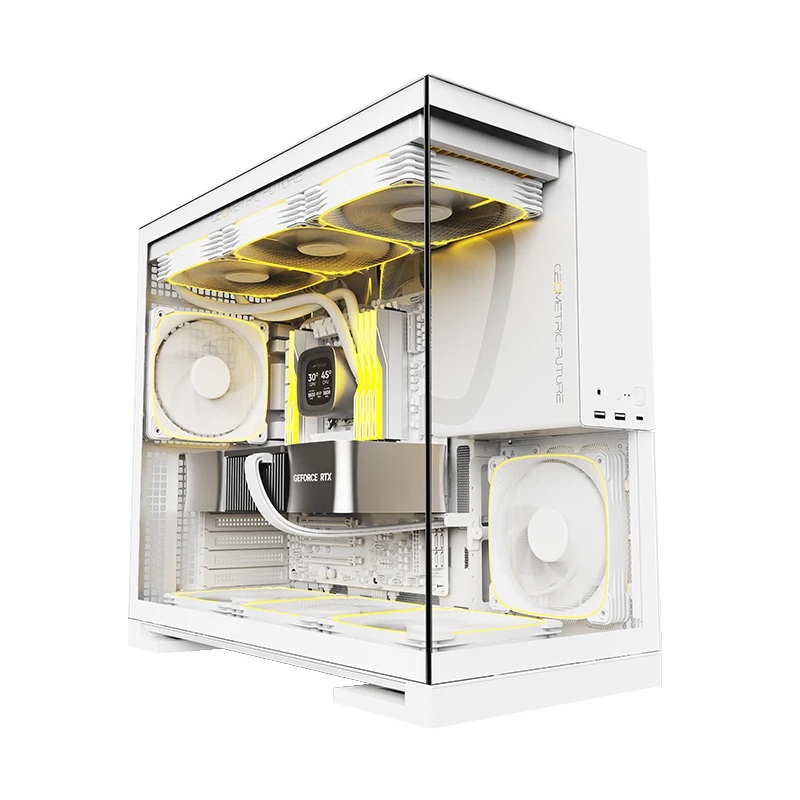 Boîtier Geometric Future Model 5 White Case EATX - 1AM5WKWT00100