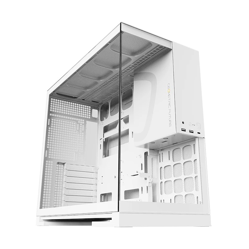 Boîtier Geometric Future Model 5 White Case EATX - 1AM5WKWT00100