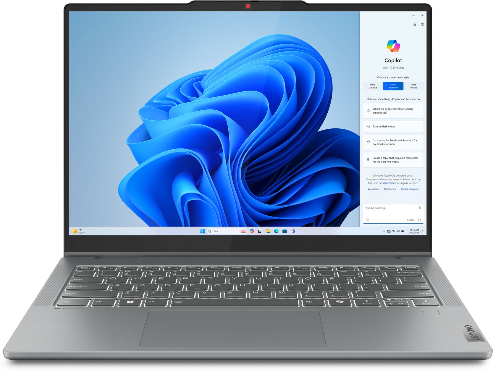 Лаптоп Lenovo IdeaPad 5 2-in-1 14AHP9 - 83DR0017BM