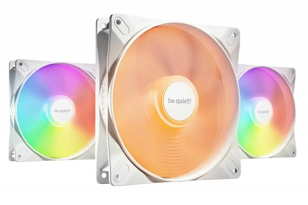 Вентилатори be quiet!  LIGHT WINGS LX 140mm PWM high-speed White Triple-Pack Fan Pack 3-in-1 - BL131