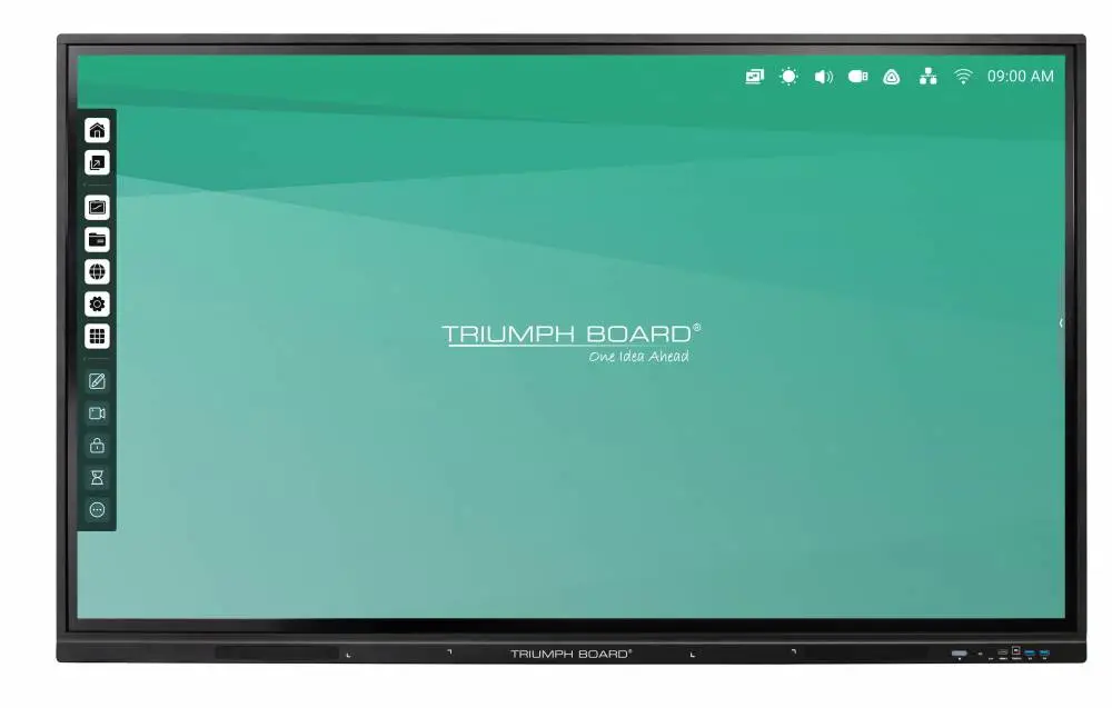 Интерактивен мулти-тъч дисплей TRIUMPH BOARD 86" IFP, Черен панел, Android 13