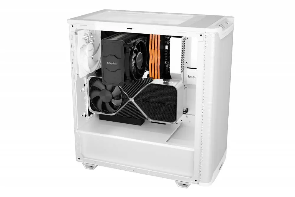 Кутия be quiet! Pure Base 501 Airflow Window White Case ATX - BGW75