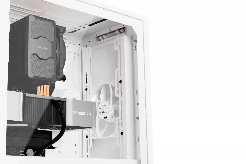 Кутия be quiet! Pure Base 501 Airflow Window White Case ATX - BGW75